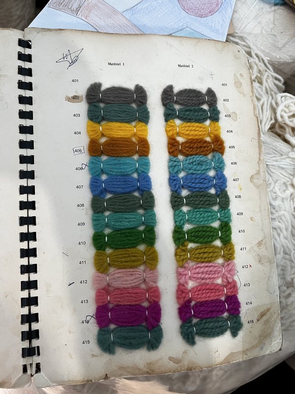 Le campionature dei colori